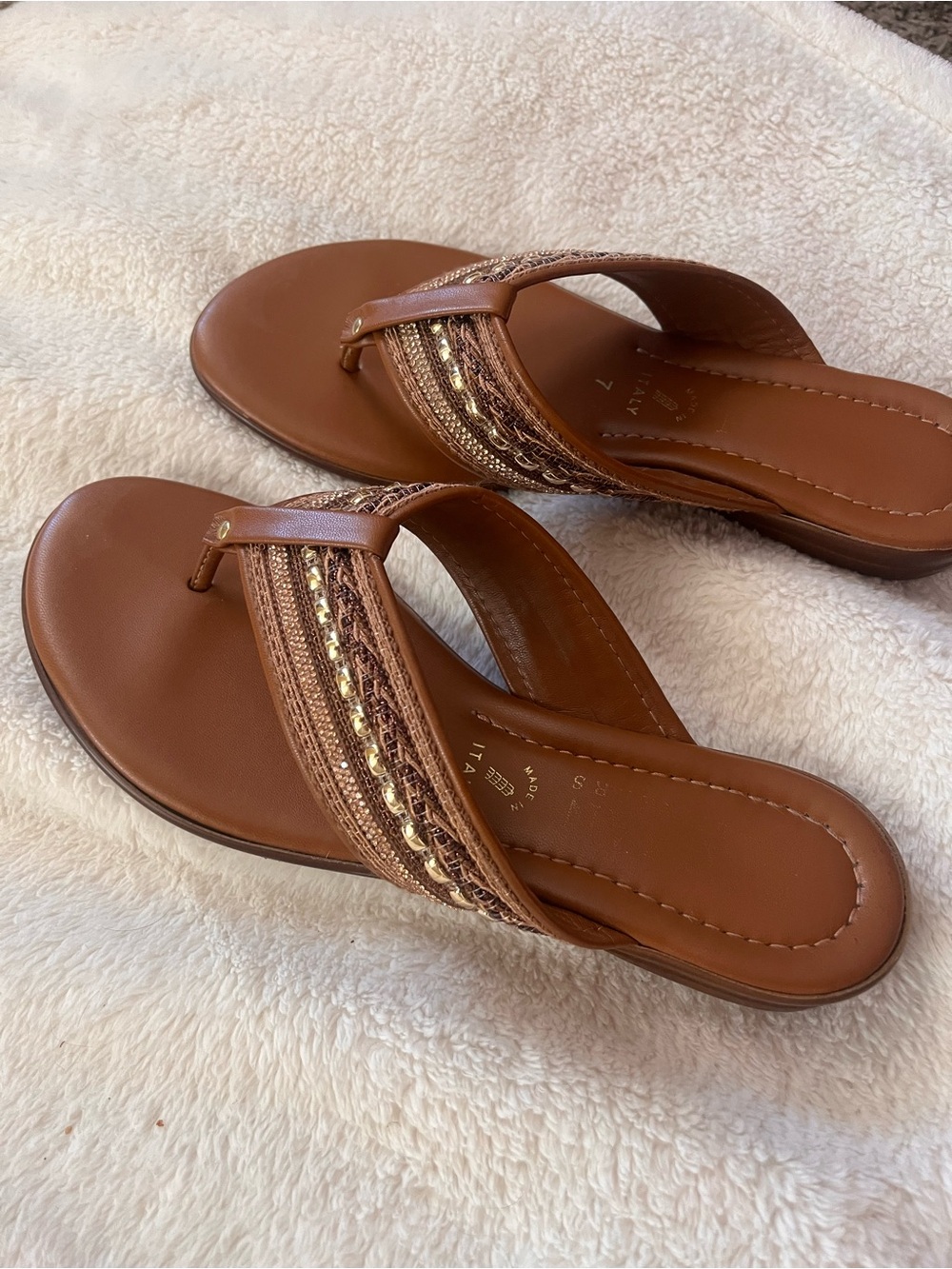 EUC BOHO Sparkle Sandals